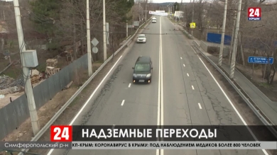 Пешеходный мост над автомобильной дорогой открыли в Перевальном