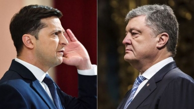 Цирк на стадионе: Порошенко принял вызов Зеленского