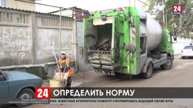 Администрация Симферополя определит нормы мусора