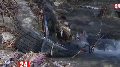 В русло рек в Ялте незаконно сбрасывают сточные воды
