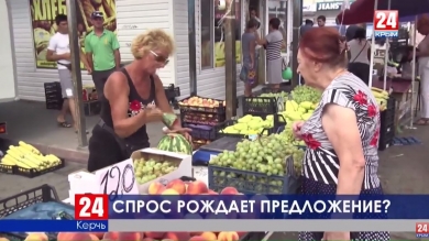 Почему рейды инспекторов и штрафы не пугают стихийных торговцев в Керчи?