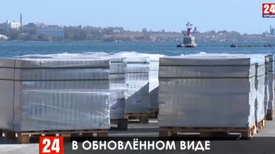 Завершился первый этап реконструкции сквера у морского вокзала в Керчи