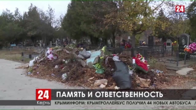 В Керчи ищут подрядчика на уборку территорий городских кладбищ