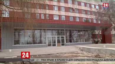 Ремонт приемного отделения первой городской больницы на завершающем этапе