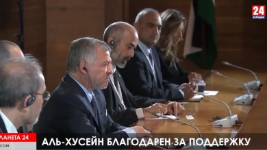 Коротко о разном: Путин и король Иордании, приземление 