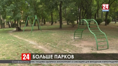 Зелёные зоны Симферополя: парк «Мир» реконструируют