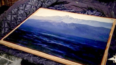 Украденная картина Куинджи «Ай-Петри Крым» стала мотивом для новых сувениров