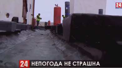 В Щёлкино завершают массовый ремонт кровель