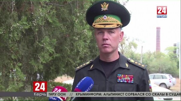 На воинском кладбище в Керчи захоронили останки 90 советских бойцов, павших на полуострове во время Великой Отечественной войны