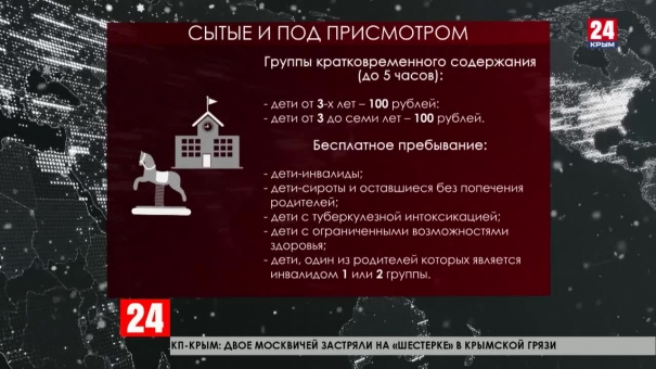 В детских садах Симферополя изменится плата за пребывание ребенка и  появятся ужины