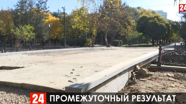 Второй этап капремонта набережной Салгира завершат к концу ноября