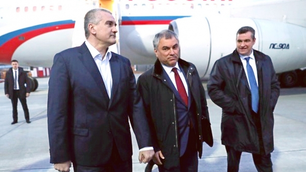 В Симферополь прибыл Председатель Госдумы РФ Вячеслав Володин