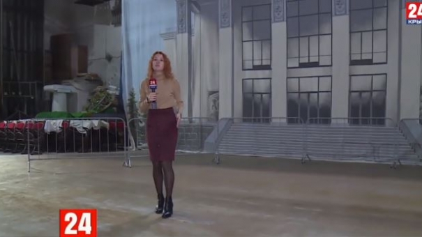 В Керчи капитально ремонтируют драматический театр имени А. Пушкина