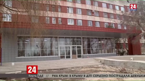 Ремонт приемного отделения первой городской больницы на завершающем этапе