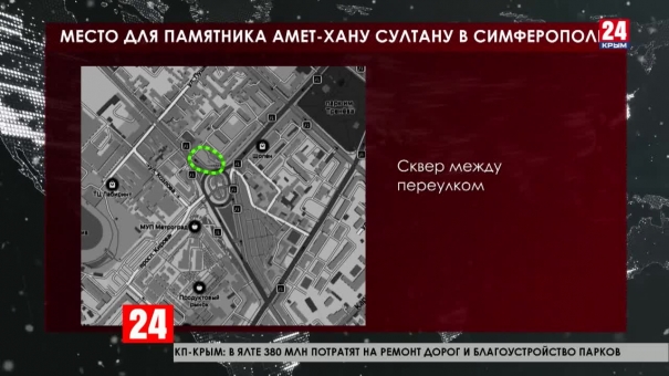 В Симферополе выбирают место для памятника дважды Герою Советского Союза Амет-Хану Султану